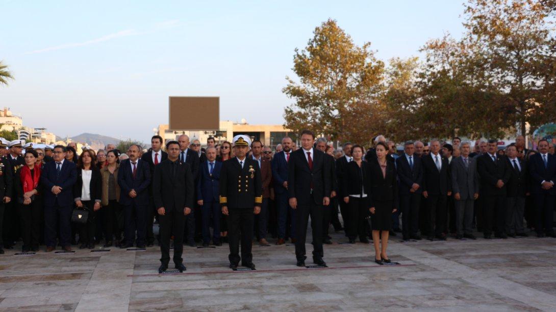Büyük Önder Mustafa Kemal Atatürk'ün aramızdan ayrılışının 81. yıl dönümü nedeniyle düzenlenen 10 Kasım Atatürk'ü Anma Programı 