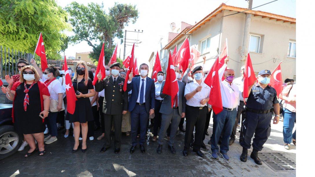 Mustafa Kemal Atatürk'ün Urla'ya Ziyaretinin 95. Yıl Dönümü Kutlandı