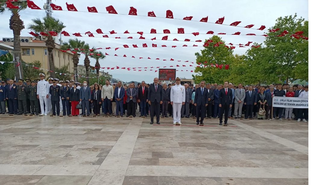 19 Mayıs Atatürk'ü Anma, Gençlik ve Spor Bayramı'nın 103. Yıldönümü Urla'da Coşkuyla Kutlandı