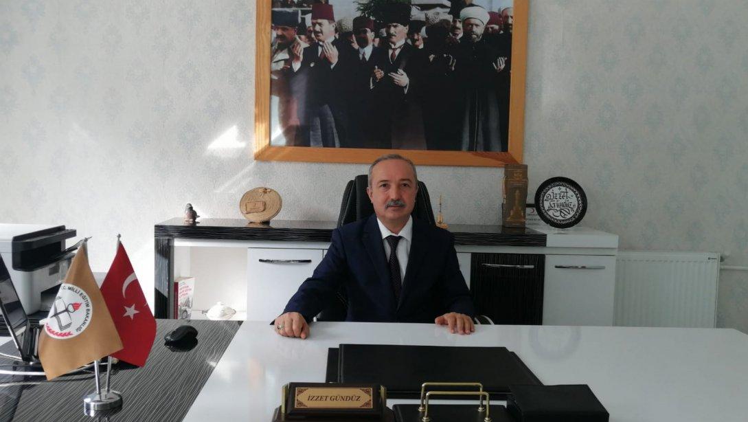 İlçe Milli Eğitim Müdürü Sayın İzzet Gündüz'ün 10 Kasım Atatürk'ü Anma Günü Mesajı