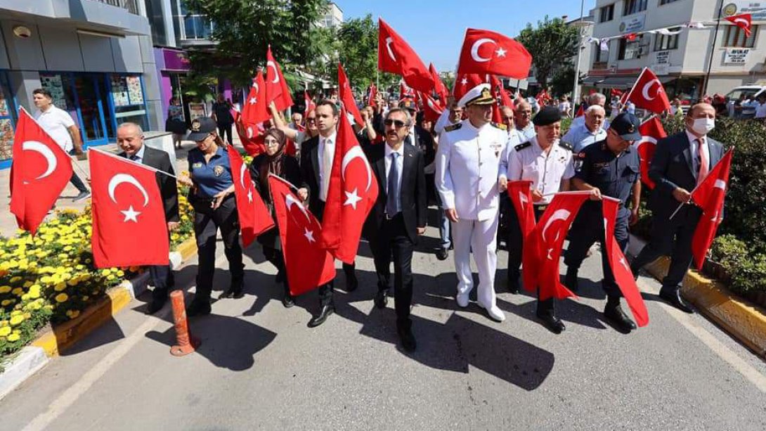 Büyük Önder Mustafa Kemal Atatürk'ün Urla'ya Gelişinin 96.Yıl Dönümü Törenlerle Kutlandı